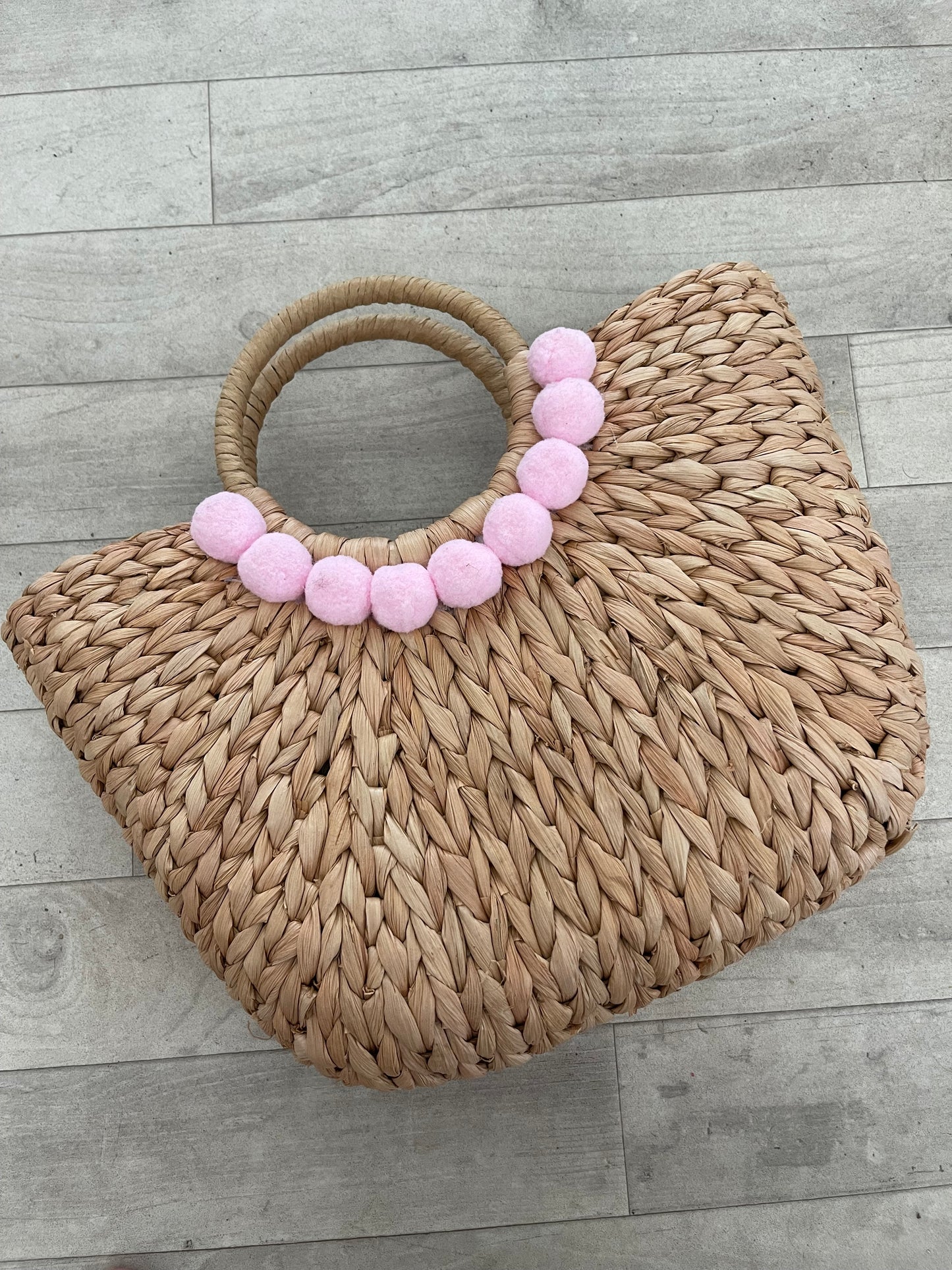 Pink Olivia beach bag